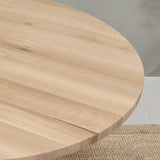 Dubový kulatý jídelní stůl ASPERN