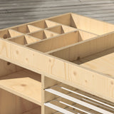 Dětská komoda pro výtvarné potřeby.