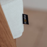 Dubová jídelní židle s čalouněným sedákem Wien.