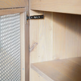 Dubová komoda s ratanem Dobling.