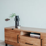 Oak TV table Hoch.
